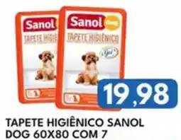 Rancho Bom Supermercados Tapete higiênico sanol dog oferta