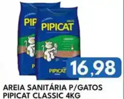 Rancho Bom Supermercados Areia sanitária p/gatos pipicat classic oferta