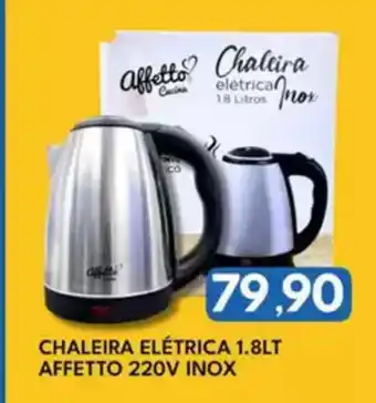 Rancho Bom Supermercados Chaleira elétrica affetto 220v inox oferta