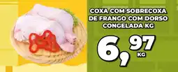 Rede Economia Coxa com sobrecoxa de frango com dorso congelada oferta