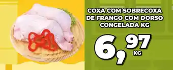 Rede Economia Coxa com sobrecoxa de frango com dorso congelada oferta