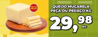 Rede Economia Queijo muçarela peça ou pedaço oferta