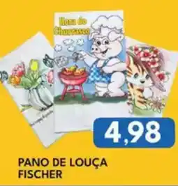 Rancho Bom Supermercados Pano de louça fischer oferta