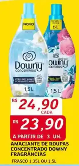 Assaí Atacadista A partir de 3 un. amaciante de roupas concentrado downy fragrâncias oferta