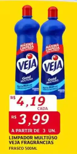 Assaí Atacadista Limpador multiuso veja fragrâncias frasco oferta