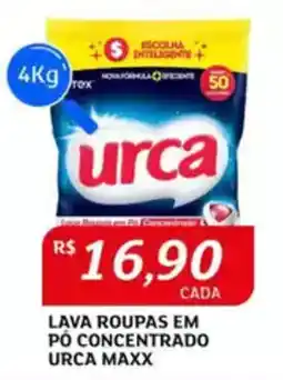 Assaí Atacadista Lava roupas em pó concentrado urca maxx oferta