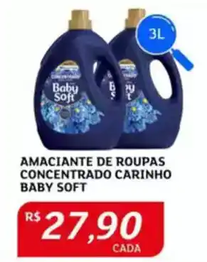 Assaí Atacadista Amaciante de roupas concentrado carinho baby soft oferta