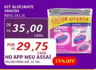 Assaí Atacadista Kit alvejante vanish refil oferta