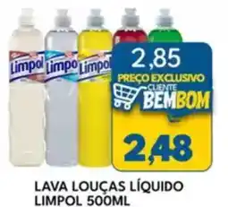 Rancho Bom Supermercados Lava louças líquido limpol oferta