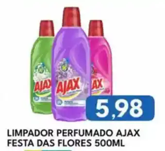 Rancho Bom Supermercados Limpador perfumado ajax festa das flores oferta