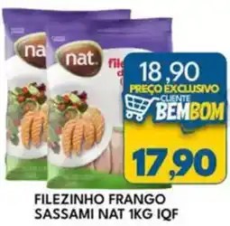 Rancho Bom Supermercados Filezinho frango sassami nat iqf oferta