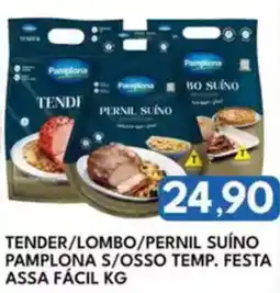 Rancho Bom Supermercados Tender/lombo/pernil suíno pamplona s/osso temp. festa assa fácil oferta