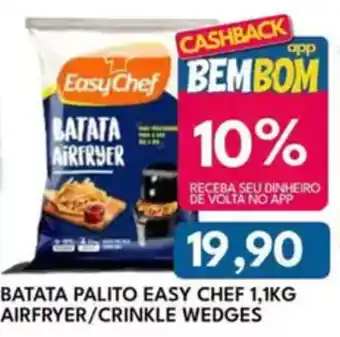 Rancho Bom Supermercados Batata palito easy chef  airfryer/crinkle wedges oferta