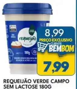 Rancho Bom Supermercados Requeijão verde campo sem lactose oferta