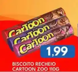 Rancho Bom Supermercados Biscoito recheio cartoon zoo oferta