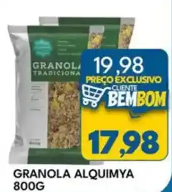 Rancho Bom Supermercados Granola alquimya oferta