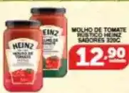 Roldão Heinz - molho de tomate rustico sabores oferta