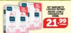 Roldão Above - kit sabonete liquido intimo com 2 oferta