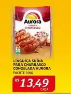 Assaí Atacadista Aurora - linguiça suína para churrasco congelada oferta