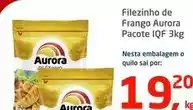 Tenda Atacado Filezinho - de frango pacote iqf 3kg oferta