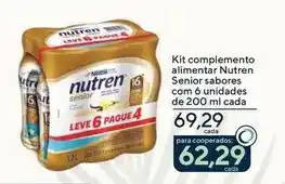 Drogarias Coop Nutren - kit complemento alimentar senior sabores oferta