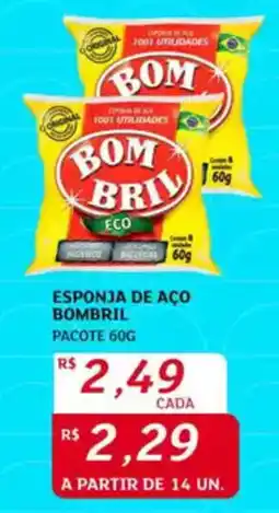 Assaí Atacadista Esponja de aço bombril oferta