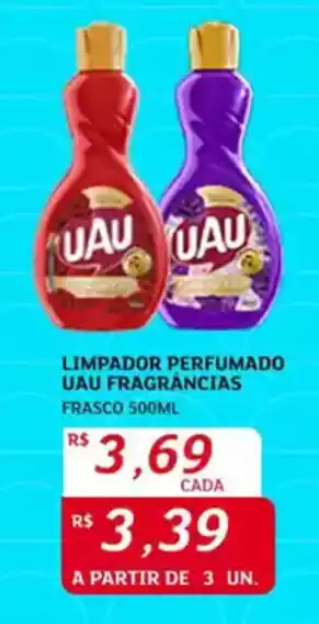 Assaí Atacadista Limpador perfumado uau fragrâncias frasco oferta