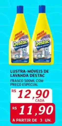 Assaí Atacadista Lustra-móveis de lavanda destac oferta