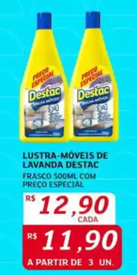 Assaí Atacadista Lustra-móveis de lavanda destac oferta