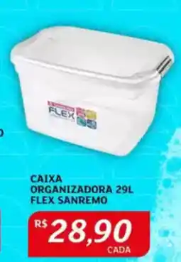 Assaí Atacadista Caixa organizadora 291 flex sanremo oferta