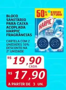 Assaí Atacadista Bloco sanitário para caixa acoplada harpic fragrancias oferta