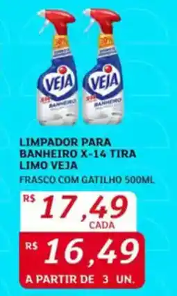 Assaí Atacadista Limpador para banheiro x-14 tira limo veja oferta