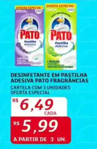 Assaí Atacadista Desinfetante em pastilha adesiva pato fragrâncias oferta