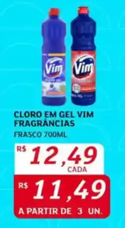 Assaí Atacadista Cloro em gel vim fragrâncias oferta