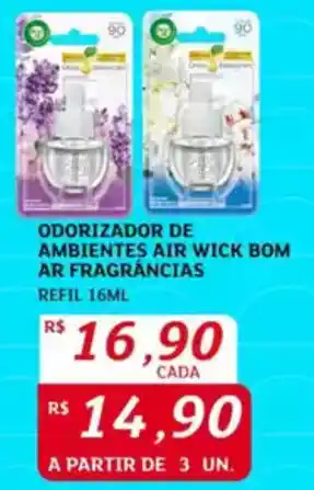 Assaí Atacadista Odorizador de ambientes air wick bom ar fragrancias refil oferta