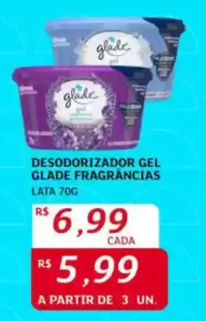 Assaí Atacadista Desodorizador gel glade fragrancias lata oferta