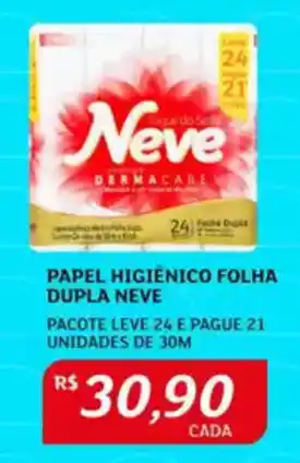 Assaí Atacadista Papel higiênico folha dupla neve oferta