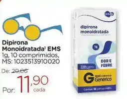 Carrefour Dipirona Monoidratada¹ EMS oferta