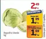 Tenda Atacado Repolho verde oferta