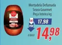 Supermercados BH Mortadela Defumada Seara Gourmet Peça Inteira oferta