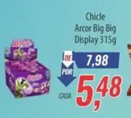 Supermercados BH Chicle Arcor Big Big Display oferta