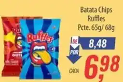 Supermercados BH Batata Chips Ruffles Pcte. oferta