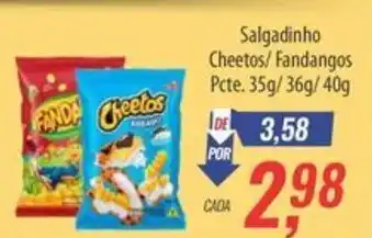 Supermercados BH Salgadinho Cheetos/Fandangos Pcte. oferta