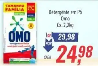 Supermercados BH Detergente em Pó Omo Cx. oferta