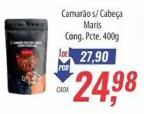 Supermercados BH Camarão s/Cabeça Maris Cong. Pcte. oferta