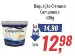 Supermercados BH Requeijão Cremoso Camponesa oferta