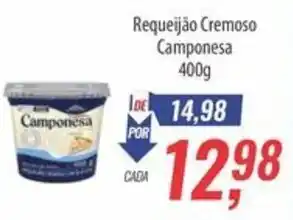 Supermercados BH Requeijão Cremoso Camponesa oferta