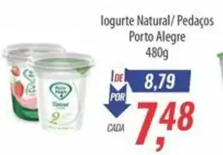 Supermercados BH logurte Natural/Pedaços Porto Alegre oferta