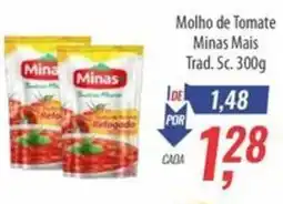 Supermercados BH Molho de Tomate Minas Mais Trad. Sc. oferta