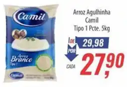 Supermercados BH Arroz Agulhinha Camil Tipo 1 Pcte. oferta